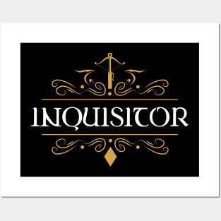 Inquisitor Character Class Pathfinder Tabletop RPG Gaming Posters and Art